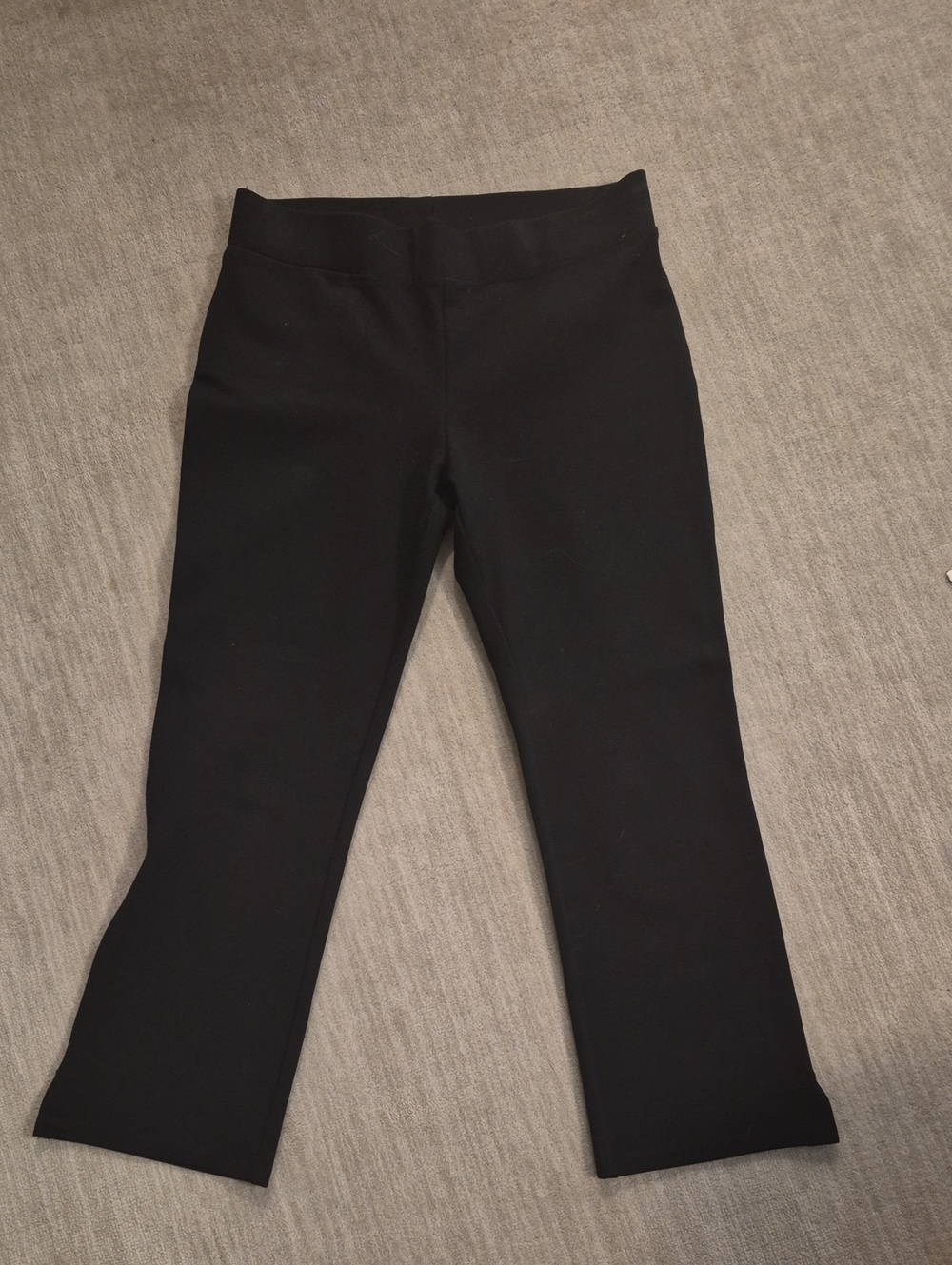 Quince Black Ponte Stretch Kick Flares
